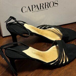 Caparros Women's Strappy Black Dress Sandal